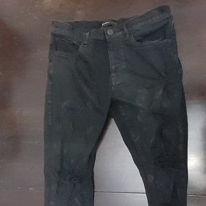 Men's Purple Brand Jeans black distressed size 32